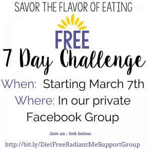 Challenge - Savor Flavor-When-Where